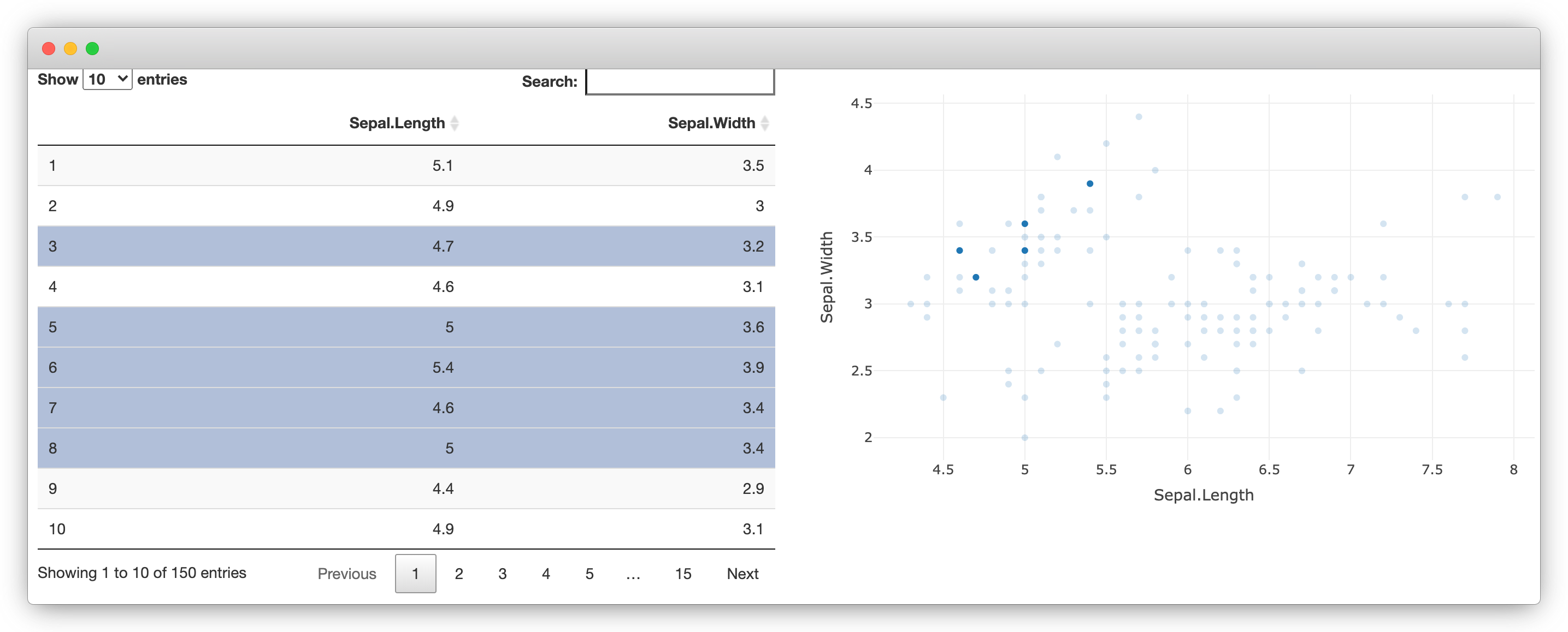 DT and plotly with crosstalk